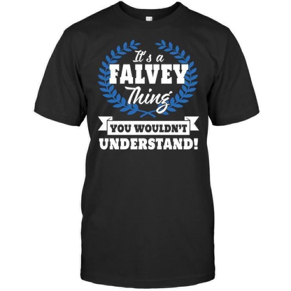Falvey Last Name Humor Personal Gift Graphic Unisex T-Shirt